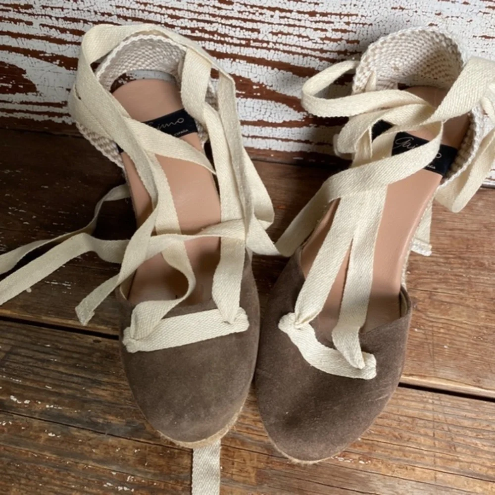 Anthropologie Gaimo Espadrille Wedge Sandals
